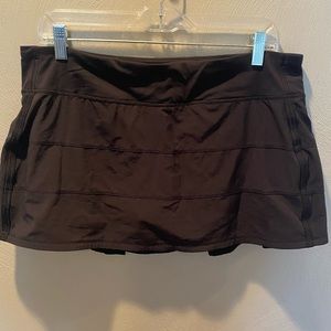 Lululemon 🍋🍋 black pace rival skirt size 12